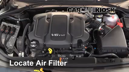 2018 Buick LaCrosse Premium 3.6L V6 Filtre à air (moteur) Changement